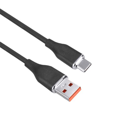 Solight USB-C kábel, USB 2.0 A konektor - USB-C 3.1 konektor, silikón, 0,5 m