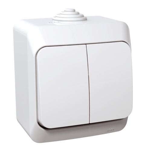 Cedar Plus spínač 5 IP44 bílá
