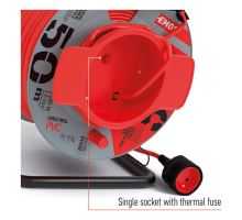 PVC prodlužovací kabel na bubnu - spojka 50m ( P19150 ) (3)