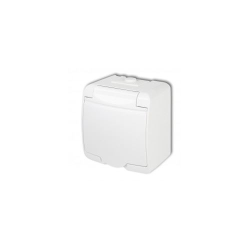 ZASUVKA 1-NAS s viečkom BILA IP44 JUNIOR