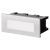 LED orientační vestavné svítidlo 123×53, 1,5W tep. bílá IP65