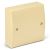 krabice K80.3 C3 IP40 krémová ELCON 83x83x29