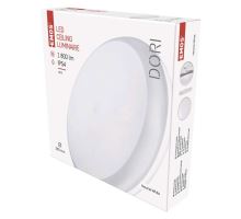 LED prisadené svietidlo Dori, kruh 18W neutrálna biela IP54