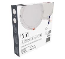 LED vestavné svítidlo NEXXO, kruhové, bílé, 25W, neutrální bílá (11)