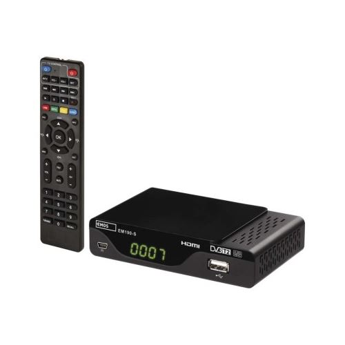 Set-top box EMOS EM190-S HD HEVC H265 (DVB-T2)