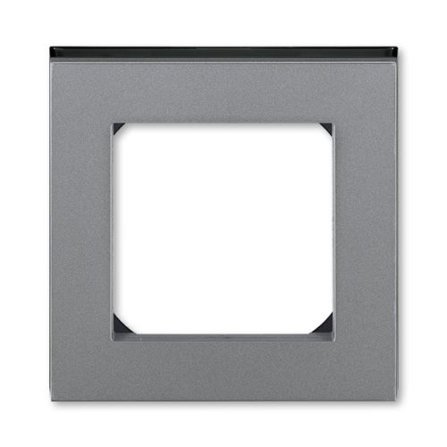 Rámeček jednonásobný, ocelová/kouřová černá, ABB Levit M 3901H-A05010 69