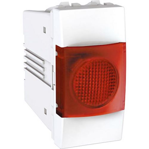 Indikačné svetlo červené, 1 modul, Polar Schneider