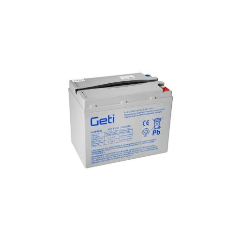 Batéria olovená 12V 55Ah GETI pre elektromotory