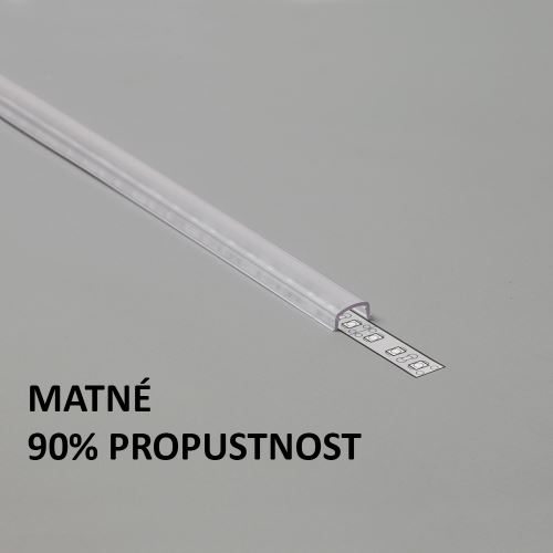 Plexi Aj KLIK matné pre FKU25, 1m