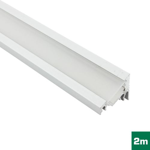 AL profil FKU60 BC/UX pro LED, s plexi, 2m, elox
