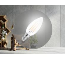 LED Filament 4W - C35 / E14 / 4000K - ZLF722 (2)