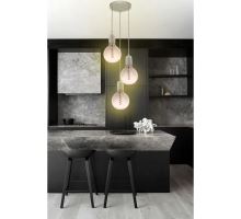 LED Filament SPIRAL 4W GREY - PINK - G125 / E27 / 2000K - ZSF123 (5)