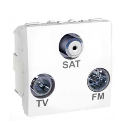 Zásuvka R/TV/SAT s F-konektorem, koncová, Polar Schneider