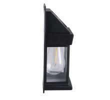 Solight LED solární lucerna nástěnná, teplá bílá, 12x17cm, černá (4)