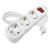 Prodlužovací kabel 3 m / 3 zásuvky / s vypínačem / bílý / PVC / 1,5 mm2