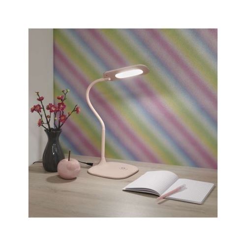 LED stolná lampa STELLA, ružová