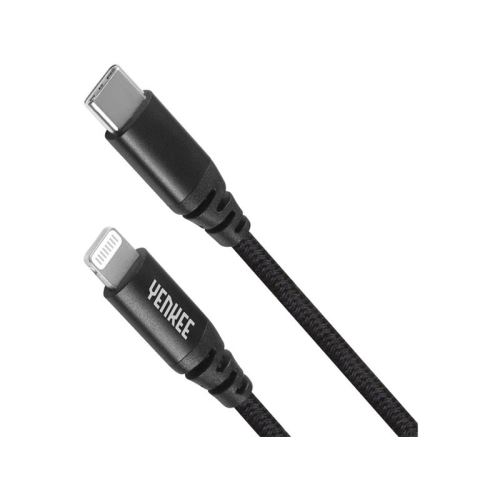 Kábel YENKEE YCU 631 BK USB C/Lightning 1m čierny