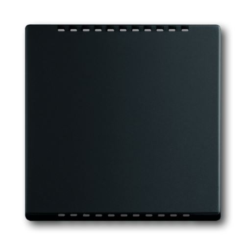 Kryt modulu výknového stmievajúceho, termostatu komerčného, machová čierna, ABB Future linear 2CKA006599A2967