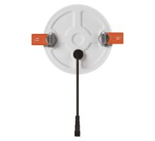 LED panel 75mm, kruhový vestavný bílý, 6W neut. bíla, IP65 (6)