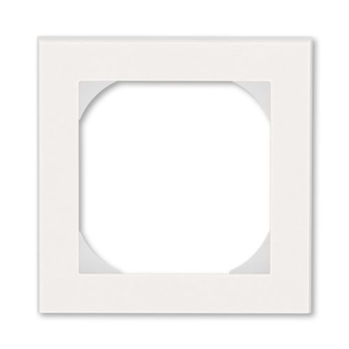 Rámeček jednonásobný s otvorem 55x55, perleťová/ledová bílá, ABB Levit M 3901H-A05510 68