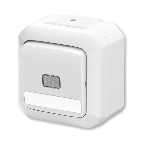 Přepínač stříd.s čirým průz., s popis.pol., se svor., IP54, ABB Variant+ 3559N-C25512 B