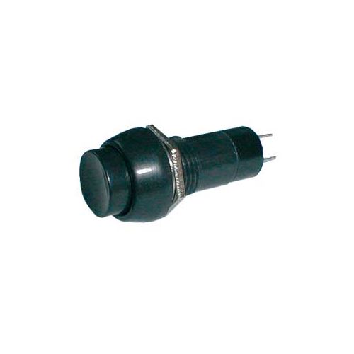 Přepínač tlačítko kul. OFF-(ON) 250V/1A černé