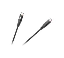 Kábel REBEL RB-6003-100-B USB-C/USB-C 1m Kábel REBEL RB-6003-100-B USB-C/USB-C 1m