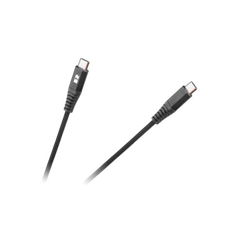 Kábel REBEL RB-6003-100-B USB-C/USB-C 1m