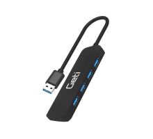 USB rozbočovač GETI GUH4A 4x USB-A 3.0 USB rozbočovač GETI GUH4A 4x USB-A 3.0