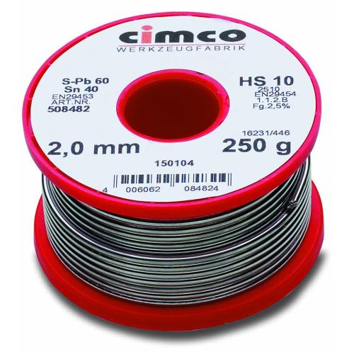 CIMCO 150104 Letovacie drôt 2 mm (250 g)