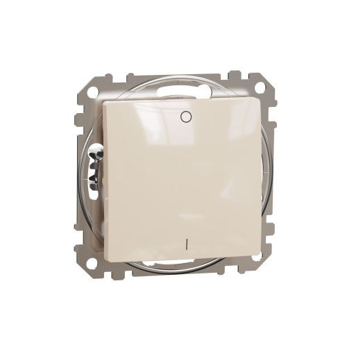 Sedna Design spínač 2 bezšroubový béžová