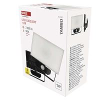 LED reflektor TAMBO se senzorem pohybu, 20 W, 2000 lm, černý