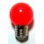 LED žiarovka COLOUR 1W / E27 červená