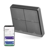 GoSmart Přenosný ovladač scén IP-2004ZB, ZigBee 3.0, 4-tlačítkový
