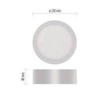 LED prisadené svietidlo NEXXO, kruhové, biele, 7,6W, so zmenou CCT (3)