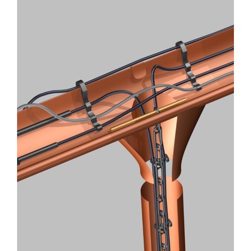 top.kabel - žlabová příchytka