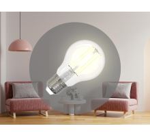 LED Filament BÍLÝ 9W - A60 / E27 / 3000K - ZWF102 (1)