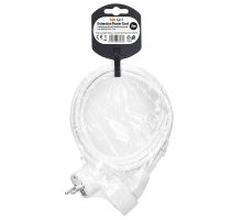 Solight prodlužovací přívod 3m, 1 zásuvka, 16A/3680W, PVC, bílý (3)