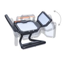 Solight LED reflektor 50W, přenosný, nabíjecí, 5000lm, oranžovo-černý (7)