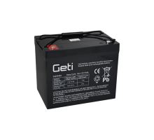 Batéria olovená 12V 70Ah GETI pre solárne systémy Batéria olovená 12V 70Ah GETI pre solárne systémy
