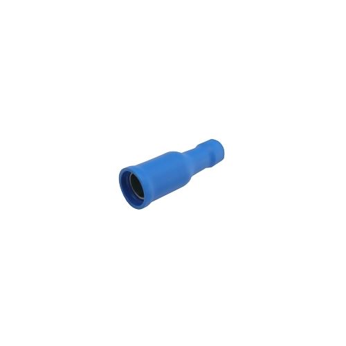 Zdířka kruhová 4mm, vodič 1.5-2.5mm modrá
