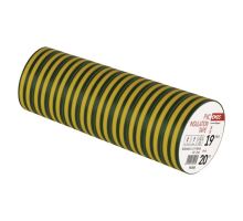 Izolačná páska PVC 19mm / 20m zelenožltá