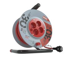 PVC prodlužovací kabel na bubnu - 4 zásuvky 30m 1mm