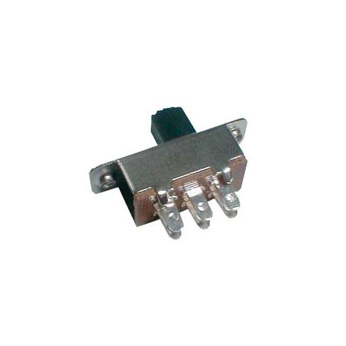 Přepínač šoupátkový-střední 2pol./6pin ON-ON (12V)
