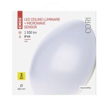 LED prísahe. svietidlo Cori s MW senzorom, Kr. 18W neut. biela (6)