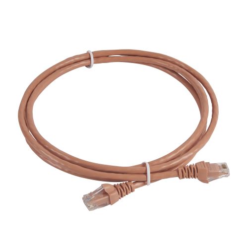 Patch kabel U / UTP Cat.5e PVC 2,0m oranžová RAL 3012
