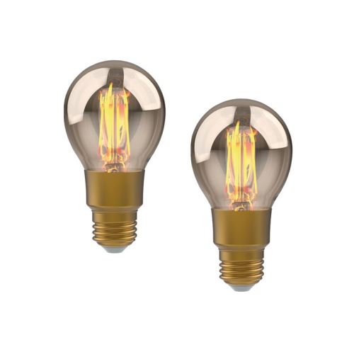 Smart sada LED žiaroviek E27 6W teplá biela WOOX R9078/2 WiFi Tuya