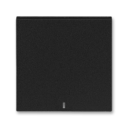 Kryt jednoduchý s čírym priezorom, ónyx / dymová čierna, ABB Levit 3559H-A00653 63