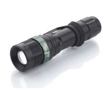 Solight kovová svítilna, 3W CREE LED, černá, fokus, 3x AAA