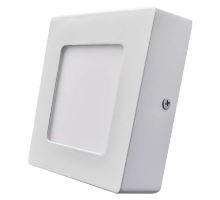 LED panel 120 × 120, prisadený biely, 6W neutrálna biela (1)